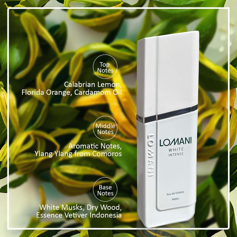 Lomani white intense for men - 3.3 Ounce edt spray, 3.3 Ounce - Image 2